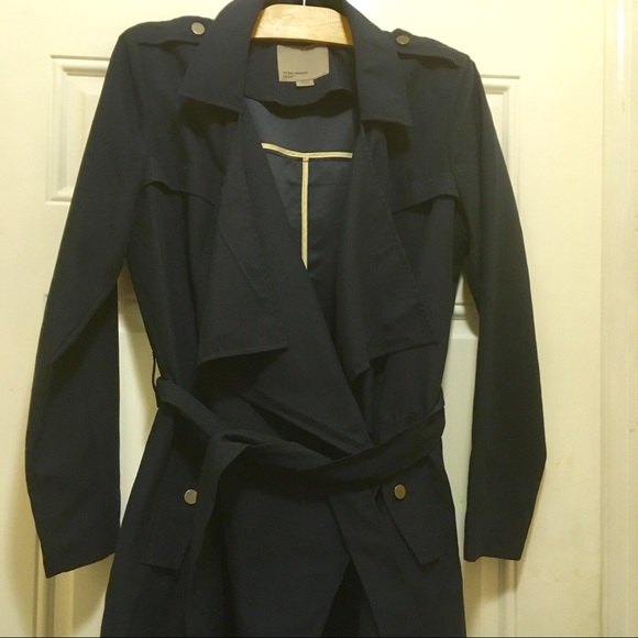 Vero Moda Jackets & Blazers - Vero Moda Jacket Belted Dark Blue Wrap Medium